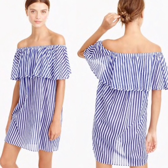 J.Crew Stripe‎ Dress/ Beach Coverup XS - Picture 3 of 4